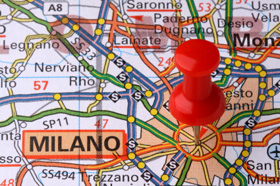 Un punto informazioni per l'Expo di Milano