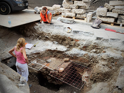 Gli scavi del ritrovamento della città sotto il Duomo di Milano