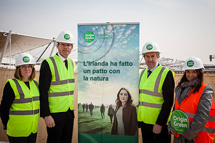 Padiglione Il Ministro irlandese Simon Coveney ad Expo