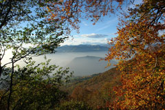 Montisola, panorama autunnale (© Foto Brescia in Vetrina)