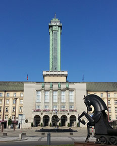 Ostrava Il palazzo del Municipio