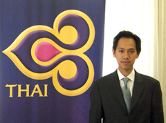 Natthakorn Chunhacha, general manager Northern Italy di Thai Airways
