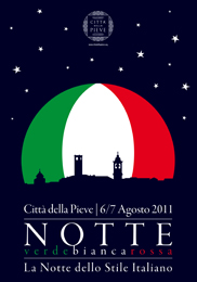 La notte tricolore di Città della Pieve