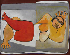 Da Ravello la pittura di Gianluigi Brancaccio 4 Gianluigi Brancaccio, Odalisca, 2009