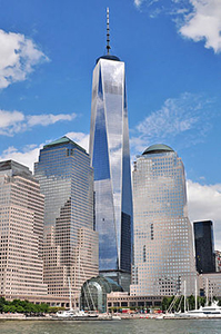 Il One World Trade Center il 30 luglio 2013