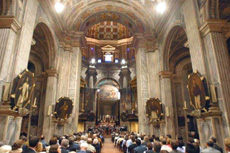 L'interno della Basilica