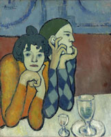 Picasso, Harlequin and his companion