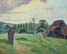 Camille Pissarro. La fabbrica di mattoni Delafolie a Eragny