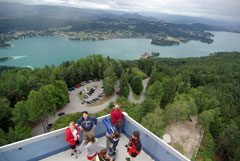 Veduta dalla collina Pyramidkogel 