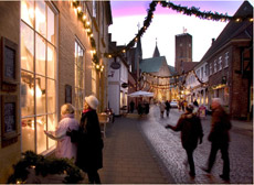 Ribe Skolegade, la strada che porta alla Cattedrale