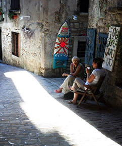 Passeggiando per i vicoli di Rovigno