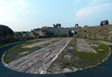Un'altra immagine dell'arena dove si battevano i gladiatori