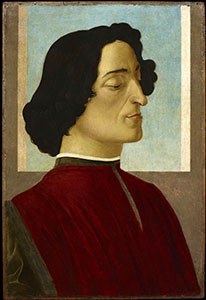 Sandro Botticelli, Ritratto di Giuliano de Medici, 1478-1480