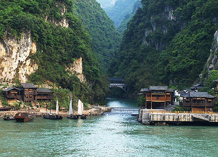 Shangri-La Una delle gole del fiume Yangtzè