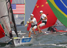 I liguri Pietro e Gianfranco Sibello al secondo posto nella classifica mondiale per la categoria 49er