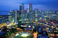 Skyline di Singapore