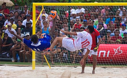 International beach soccer tour a Castellabate