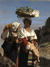 Jean-Léon Gérome 'Souvenir d'Italie' (1849) olio su tela; 88,3 x 67,9 cm Parigi, Musée d’Orsay