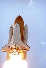 Il decollo dello Space Shuttle