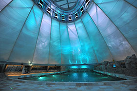 Splash&SPA Tamaro Interno Cupola Centrale