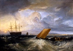 Joseph Mallord William Turner, Sheerness vista da Nore, 1808