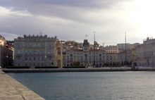 Piazza dell'Unità d'Italia a Trieste, meta finale dopo 820 chilometri di navigazione
