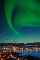 Tromsø, aurora boreale
