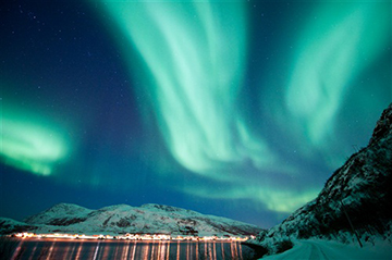 Aurora boreale, Håkøya, Tromsø, foto di Gaute Bruvik - visitnorway.com