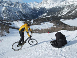 In Valmalenco con Vittorio Brumotti