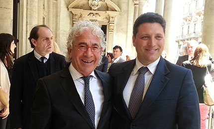 Da sinistra, Franjo Ljuljdjuraj, Presidente di Valtur e del Gruppo Orovacanze e il Direttore generale Domenico Pellegrino