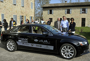 Prototipo del veicolo a guida automatica Deeva realizzato dal gruppo VisLab, Foto Marco Vasini