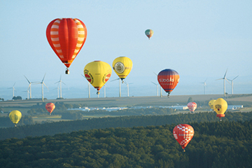 Il più grande raduno europeo di mongolfiere