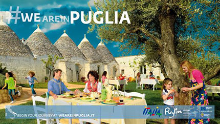 #Weareinpuglia La locandina della campagna promozionale di #Weareinpuglia