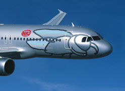 Un A320 della flotta di Niki