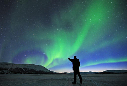 L'aurora boreale ad Abisko