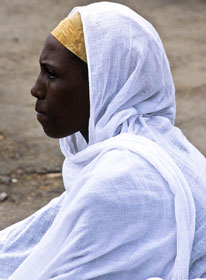 Volto di donna. Addis Abeba, Ethiopia. (Foto: Lucio Rossi ©copyrighted)