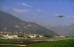L'aeroporto di Agno, Lugano
