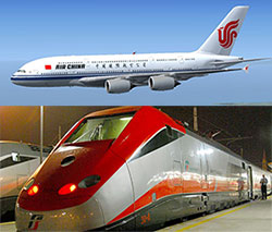 Treno più aereo, accordo Trenitalia-Air China