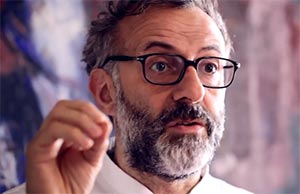 Lo chef Massimo Bottura