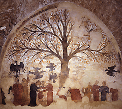 Nuova vita per l'Albero della fecondità 1 L'affresco restaurato
