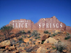 Arrivo ad Alice Springs