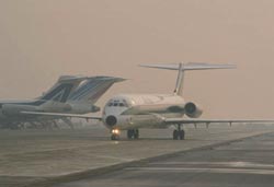 Nebbia a Malpensa