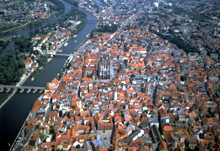 La città vecchia dall'alto © Regensburg Tourismus GmbH 