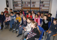 Alunni di quarta elementare della scuola Morpurgo di Trieste.