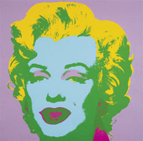 Marilyn Monroe in una delle celebri serigrafie di Andy Warhol