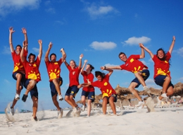 Animatori in un villaggio turistico