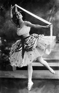 La ballerina russa Anna Matvejevna Pavlova