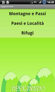 Gli appennini in un'app