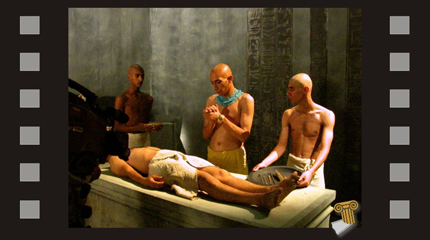 Gli antichi egizi sulla pellicola