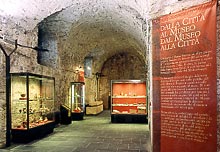 Sala espositiva all'interno del Castello di San Giorgio